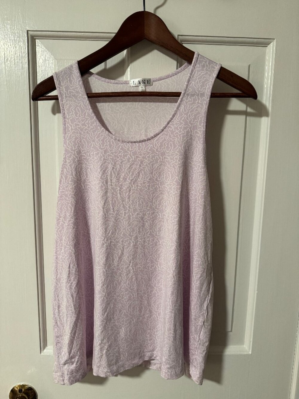 Lake Pajamas set Dream Knit Modal Wildflower Maze XL lilac NWOT